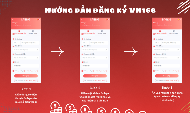 Hướng Dẫn Đăng Ký Tài Khoản VN168